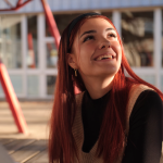 étudiante souriante maison familiale et rurale de Dijon