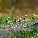 figurines de cyclistes challenge
