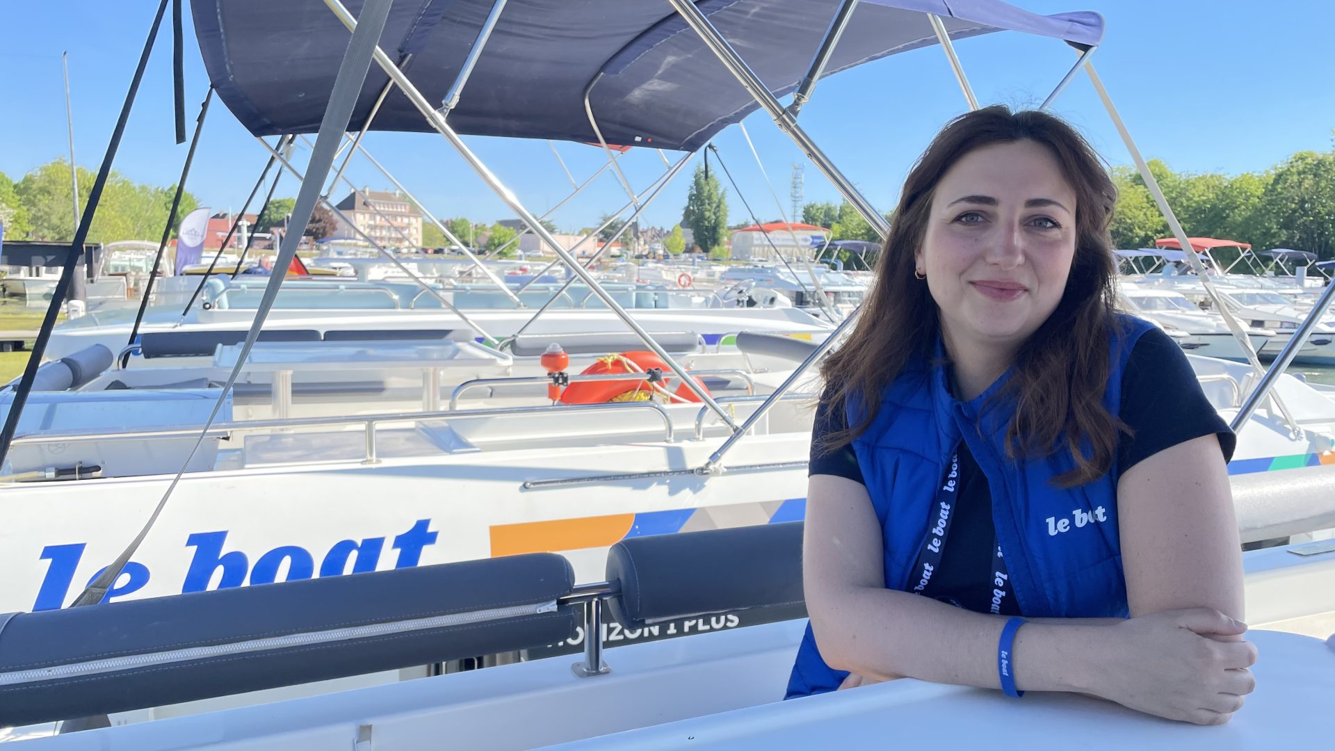 valentine pelletier sur un bateau