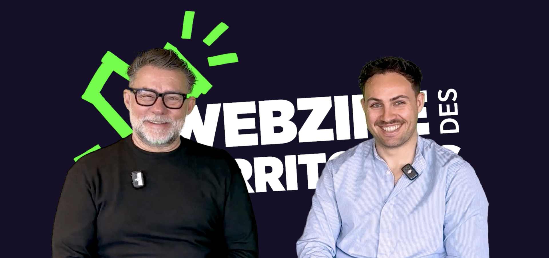 christian allex et Hugo Chapuis regardent l'objectif